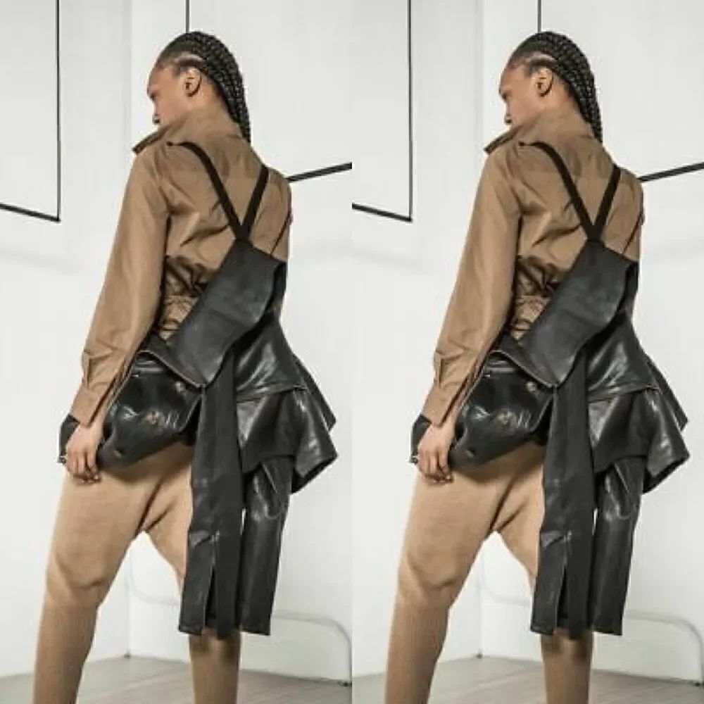 Nicholas K Leather Jacket Army - Picture 1 of 12